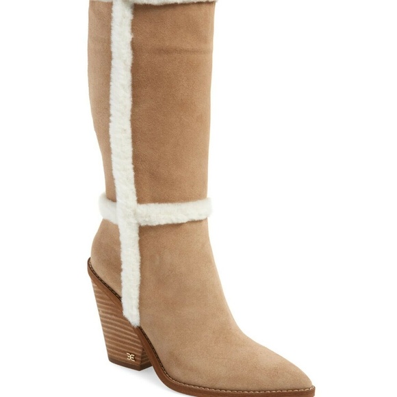 Sam Edelman Shoes - NEW Sam Edelman Ilsa Suede FAUX Fur Lined Boots